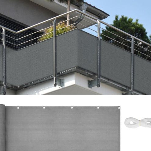 Διχτυ Μπαλκονιου 160gr/m² Γκρί 1.50x6m Με Κρικους