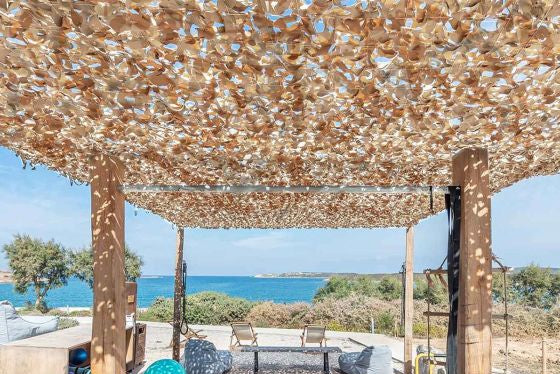 Δίχτυ Παραλλαγής 2x3m Μπέζ / Καφέ 180 gr/㎡